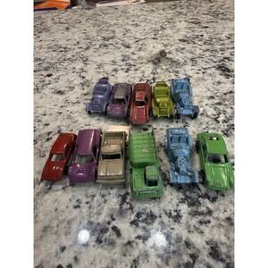 Lot of 11 Vintage Tootsietoy Diecast Cars & Trucks Mixed Models Chicago USA B